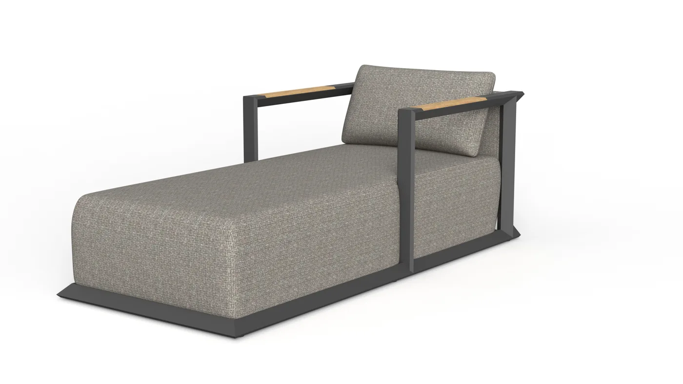 Bato chaise lounge/daybed - double/wide