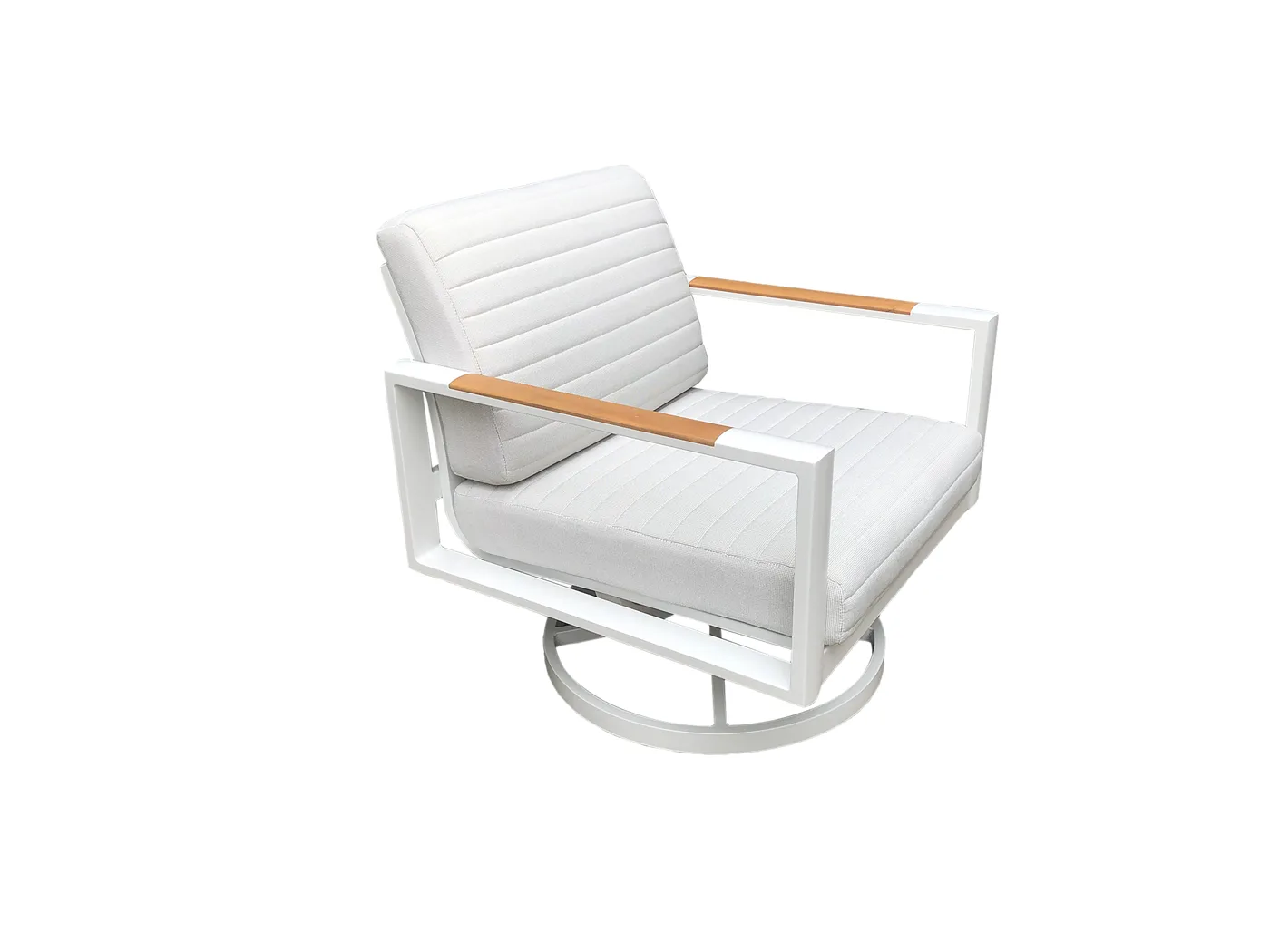 Bughaw swivel lounge chair